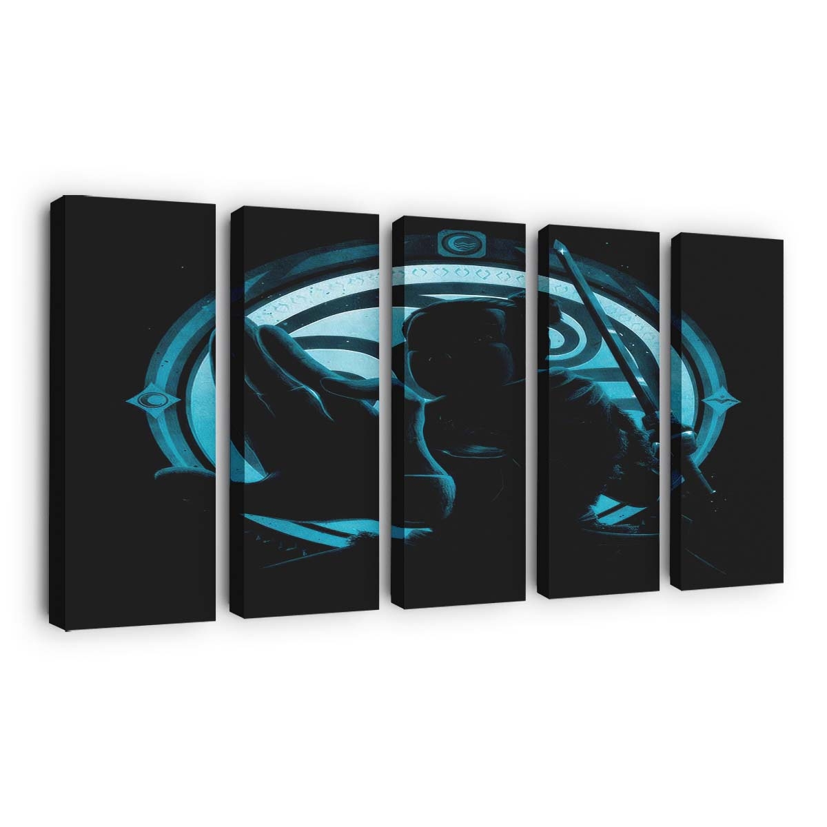 Meister des Weltraumschwertes Leinwandbilder - Wanddeko master of the space sword standard v2