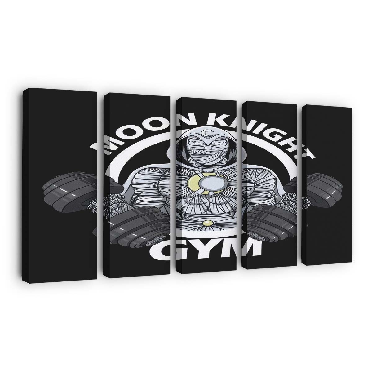 Mond Turnhalle Leinwandbilder - Wanddeko moon gym standard v2