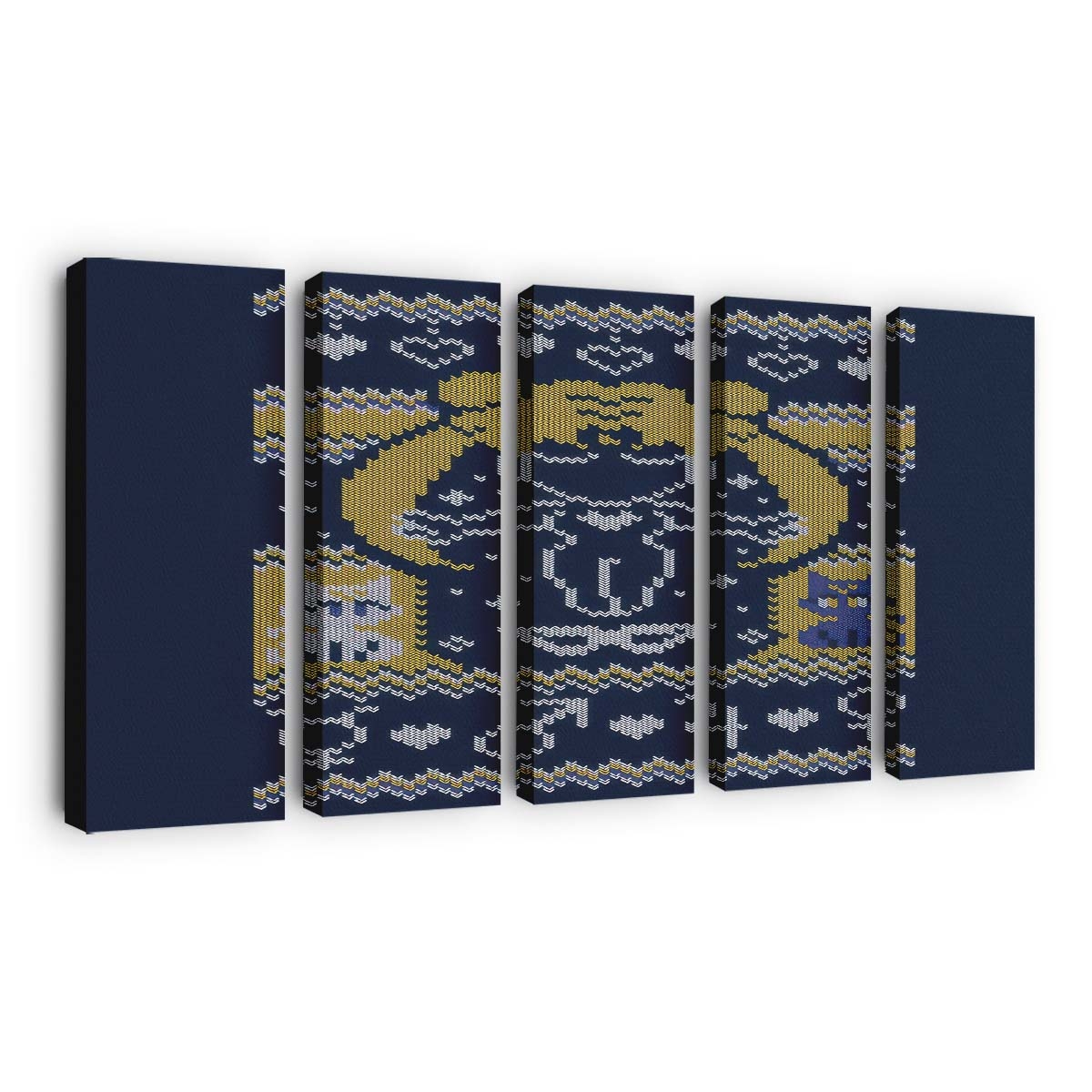 Mond Prisma Weihnachten Leinwandbilder - Wanddeko moon prism christmas standard v2