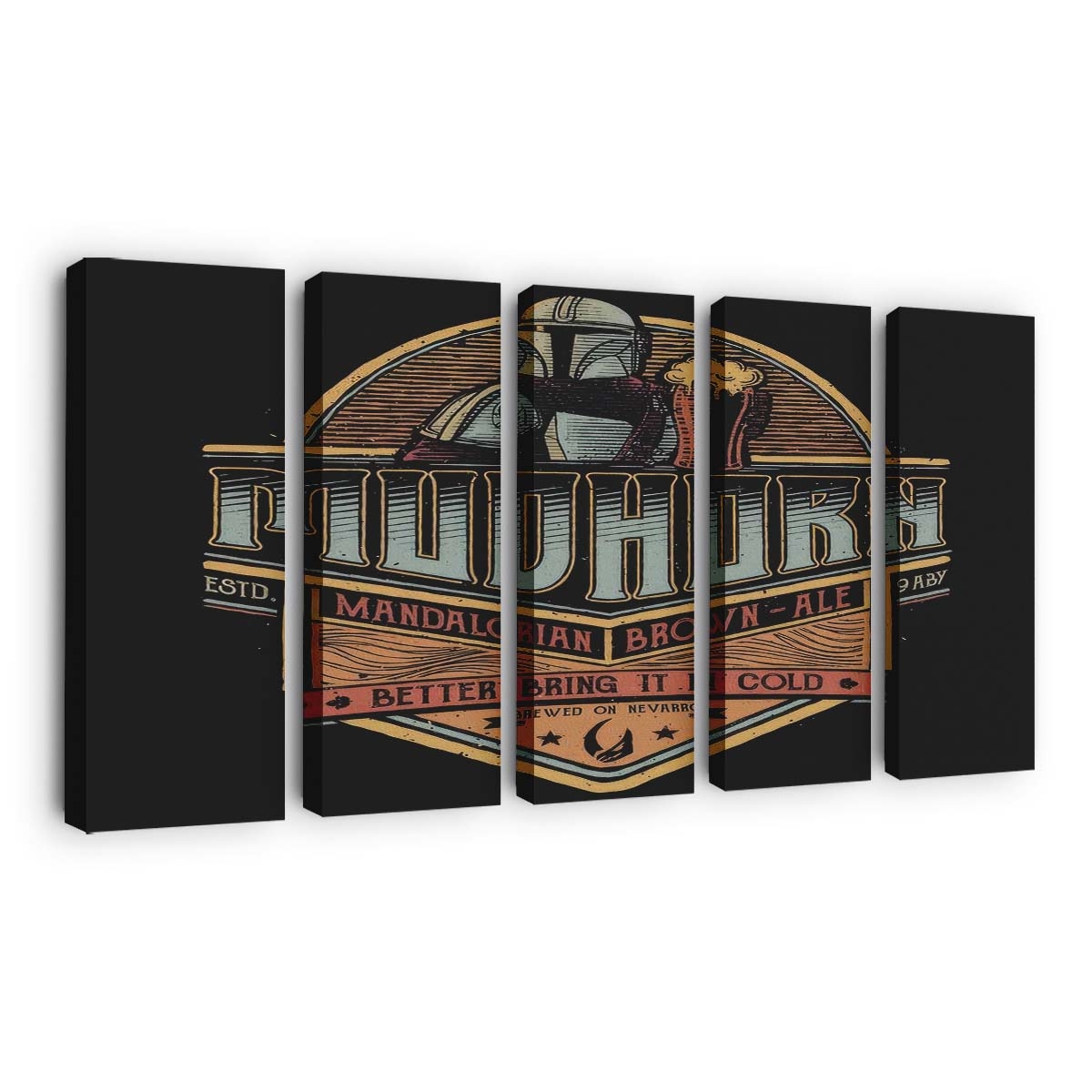Mudhorn Ale Leinwandbilder - Wanddeko mudhorn ale standard v2