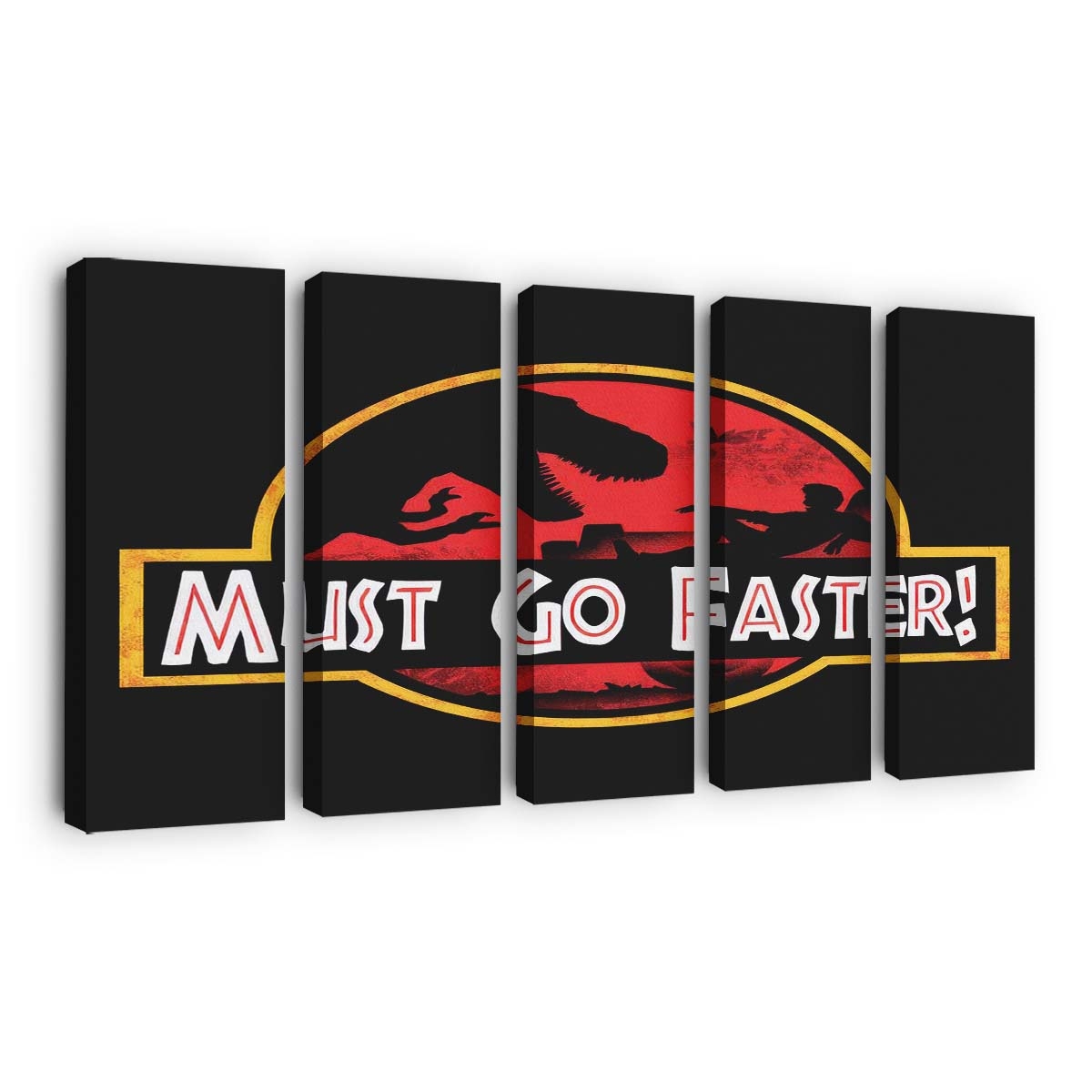 Muss schneller gehen Leinwandbilder - Wanddeko must go faster standard v2