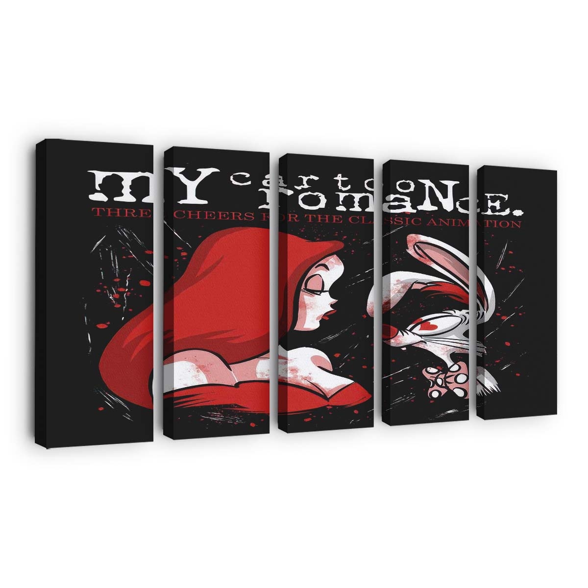 Meine Cartoon-Romanze Leinwandbilder - Wanddeko my cartoon romance standard v2