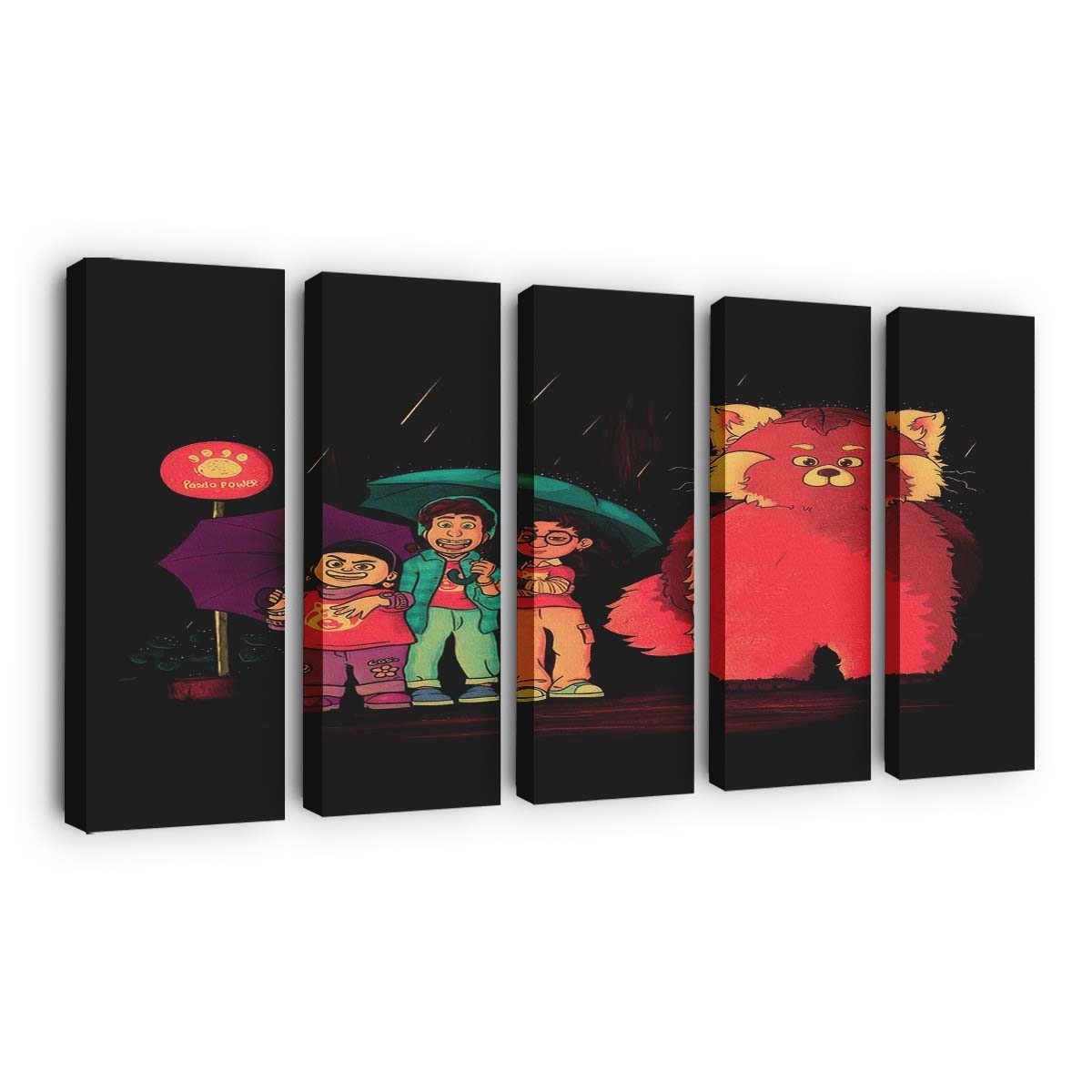 Mein Nachbar Panda Leinwandbilder - Wanddeko my neighbor panda standard v2