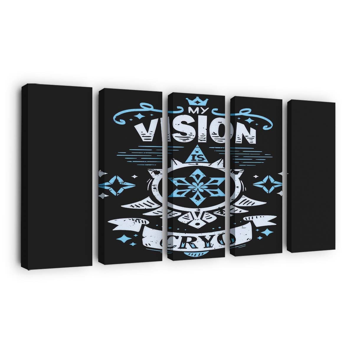 Meine Vision ist Cryo Leinwandbilder - Wanddeko my vision is cryo standard v2