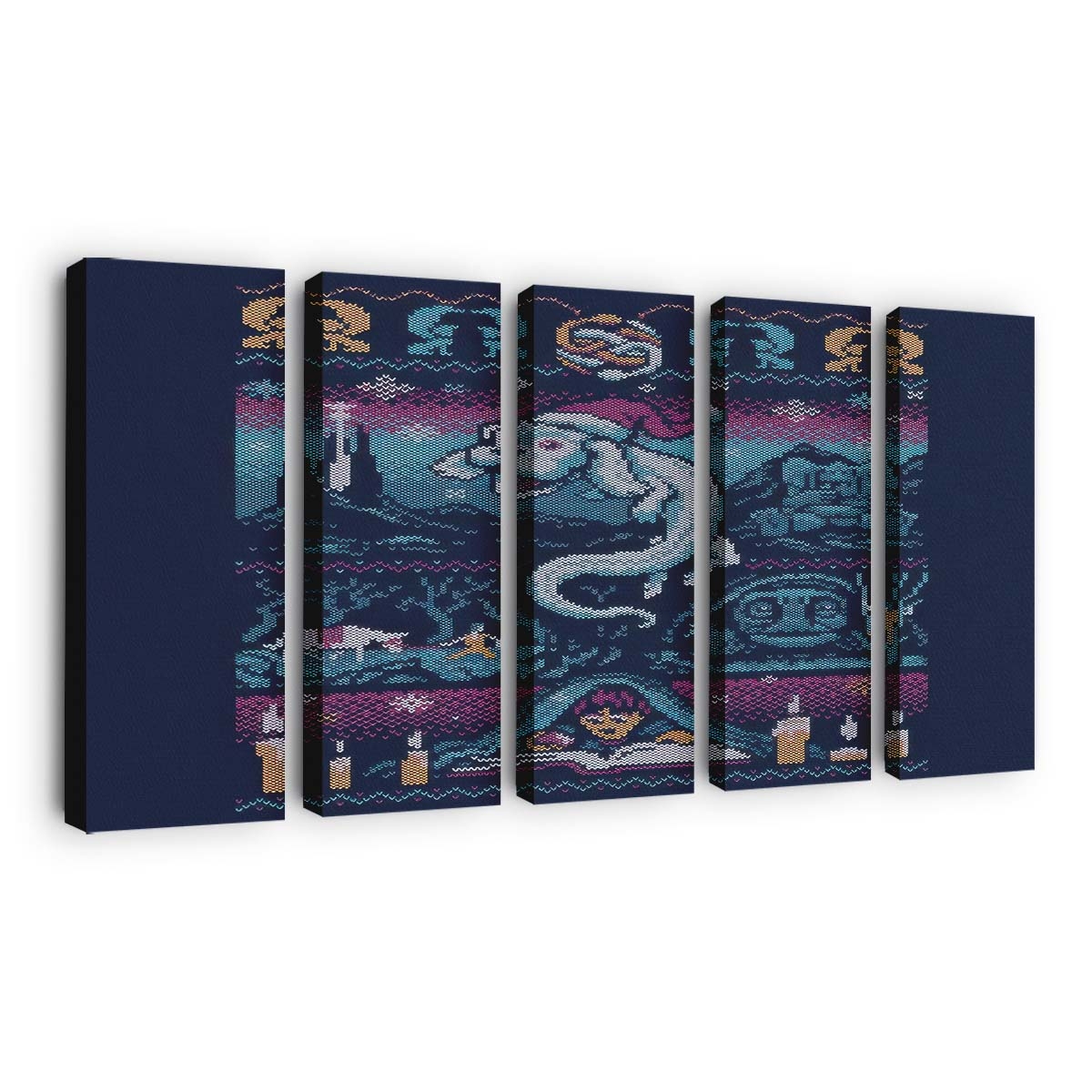 Niemals endende Weihnachten Leinwandbilder - Wanddeko neverending christmas standard v2