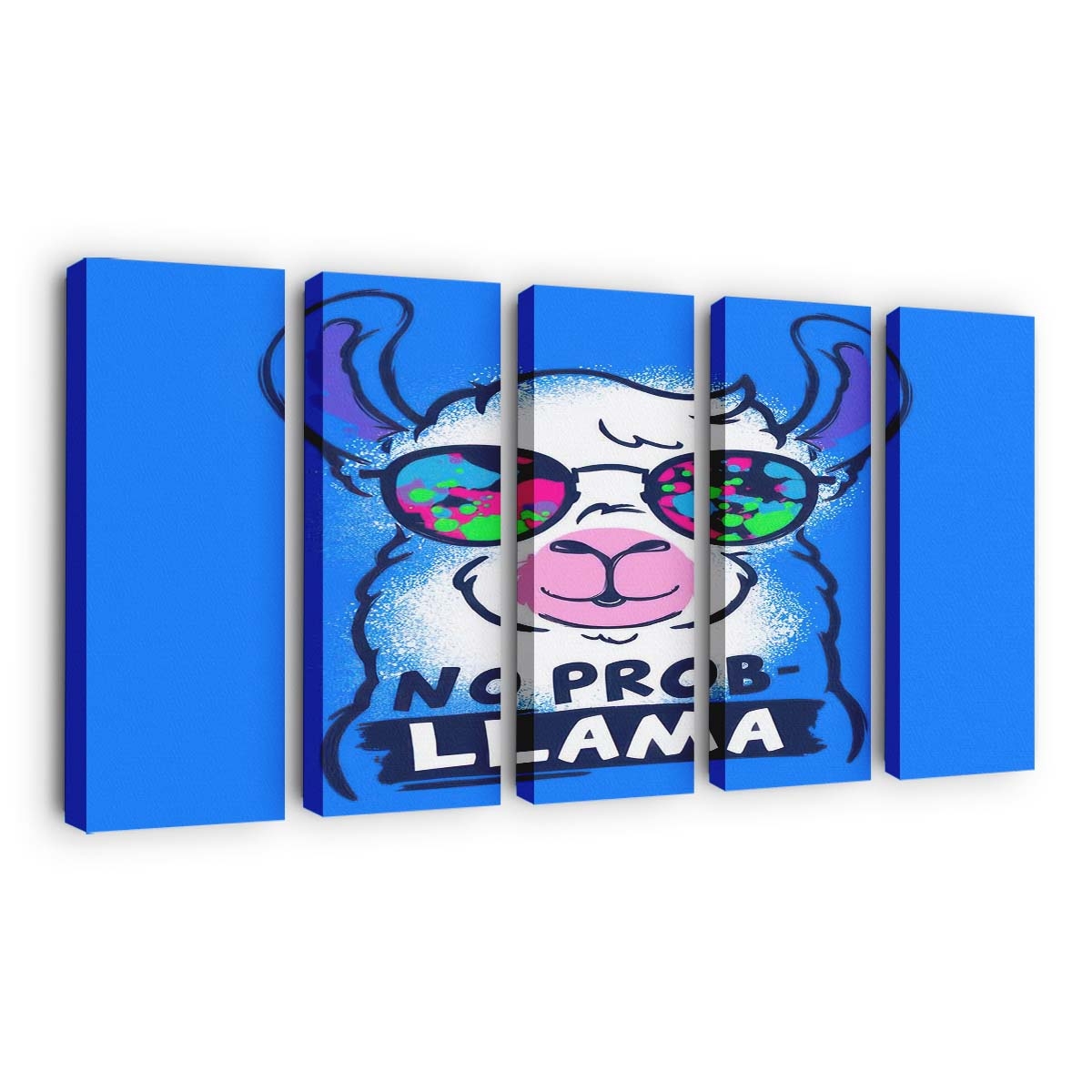 Kein Probllama Leinwandbilder - Wanddeko no probllama standard v2