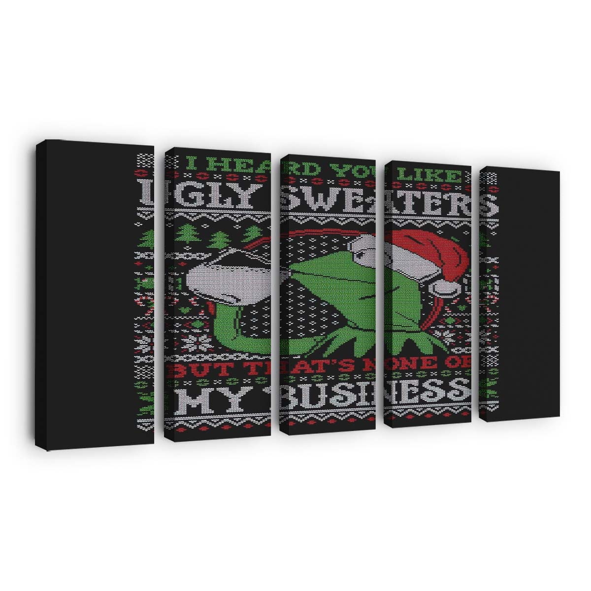 Geht dich nichts an Leinwandbilder - Wanddeko none of your business standard v2