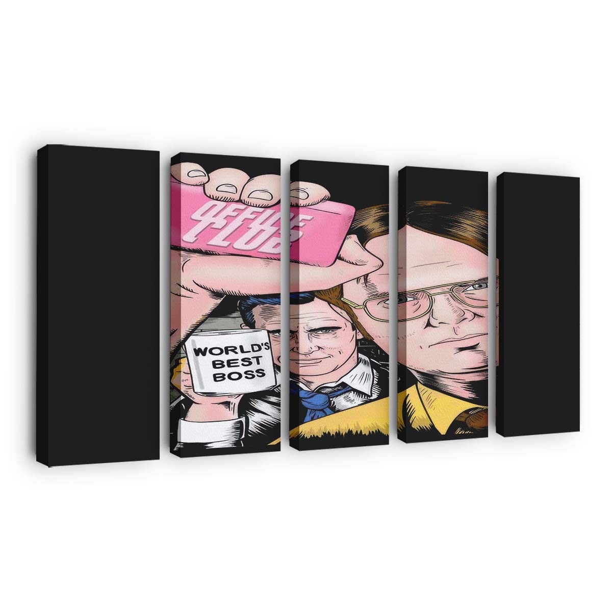 Büro-Club Leinwandbilder - Wanddeko office club standard v2