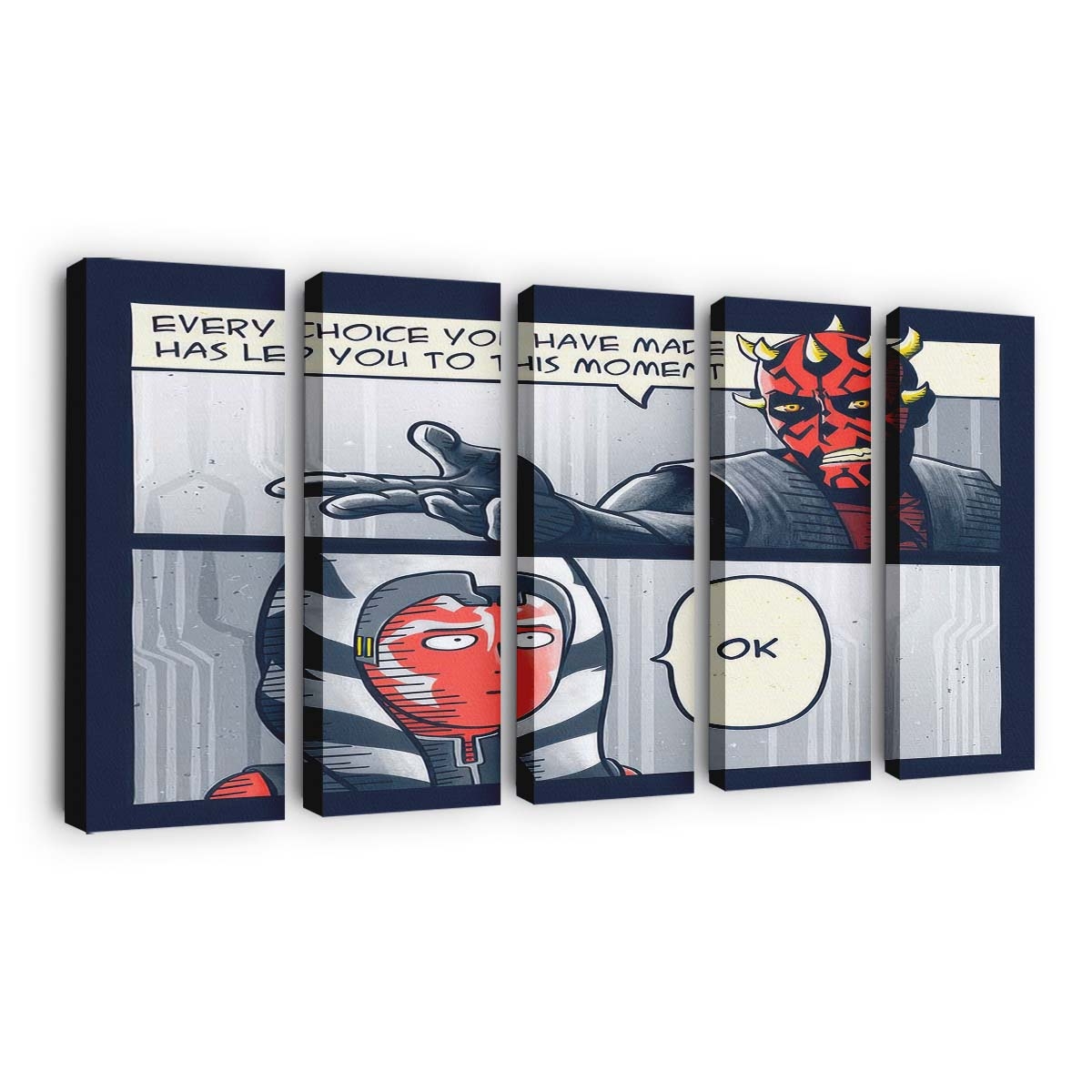 Ok Schnipsel Leinwandbilder - Wanddeko ok snips standard v2