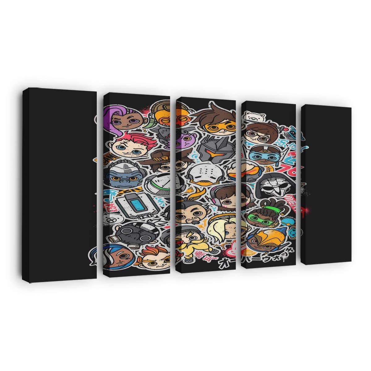 Overcute Helden Leinwandbilder - Wanddeko overcute heroes standard v2