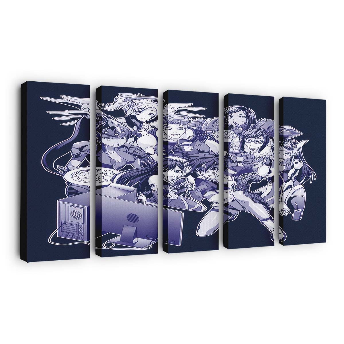 Übernächtigte Party Leinwandbilder - Wanddeko overnight party standard v2