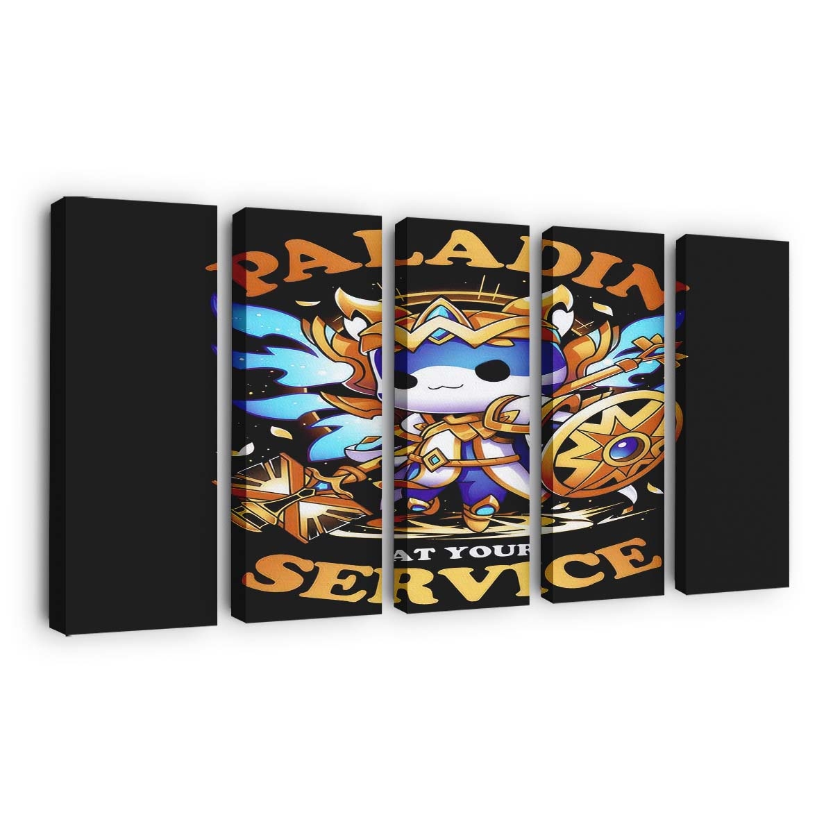 Paladin zu Ihren Diensten Leinwandbilder - Wanddeko paladin at your service standard v2