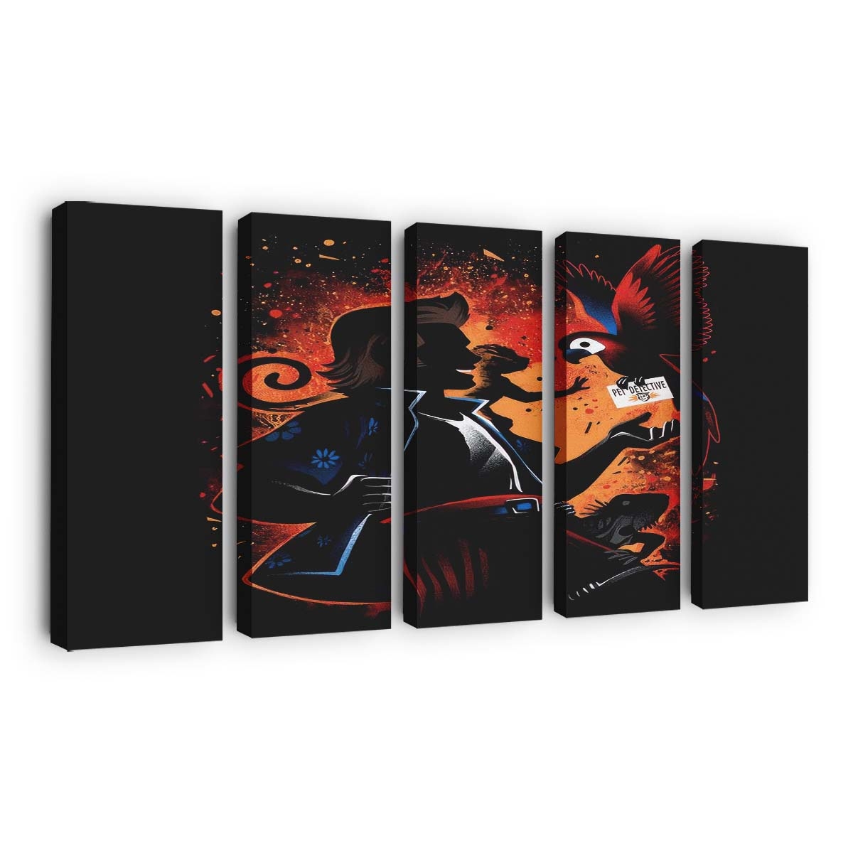 Haustier-Detektiv Leinwandbilder - Wanddeko pet detective standard v2