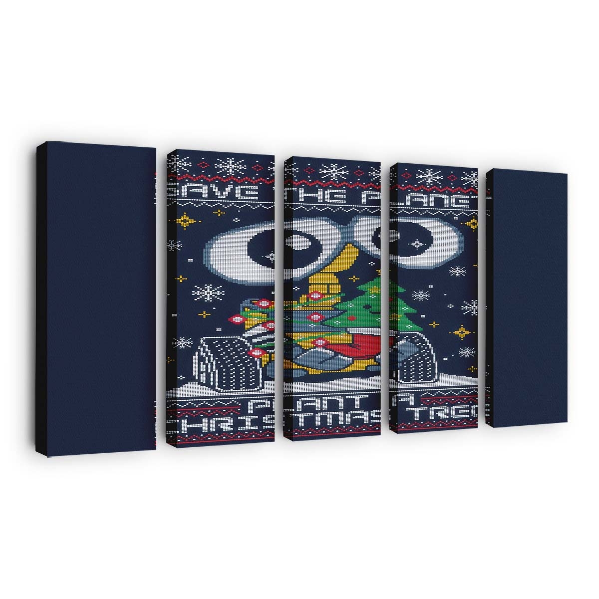 Pflanzen Sie einen Weihnachtsbaum Leinwandbilder - Wanddeko plant a christmas tree standard v2