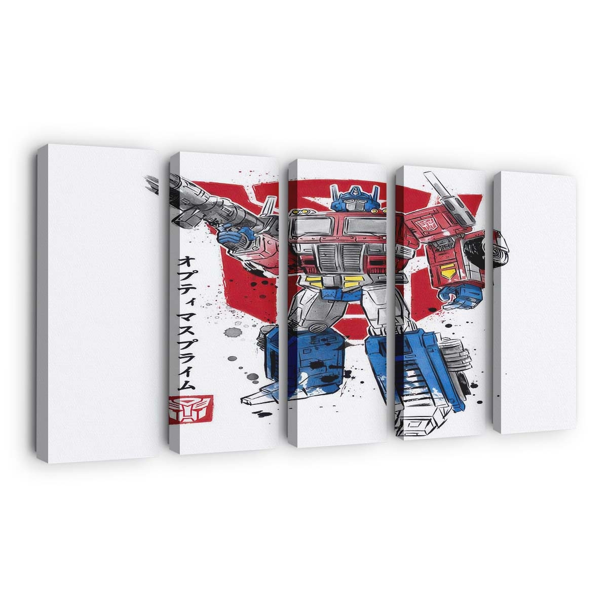 Primzahl Sumi-e Leinwandbilder - Wanddeko prime sumi e standard v2