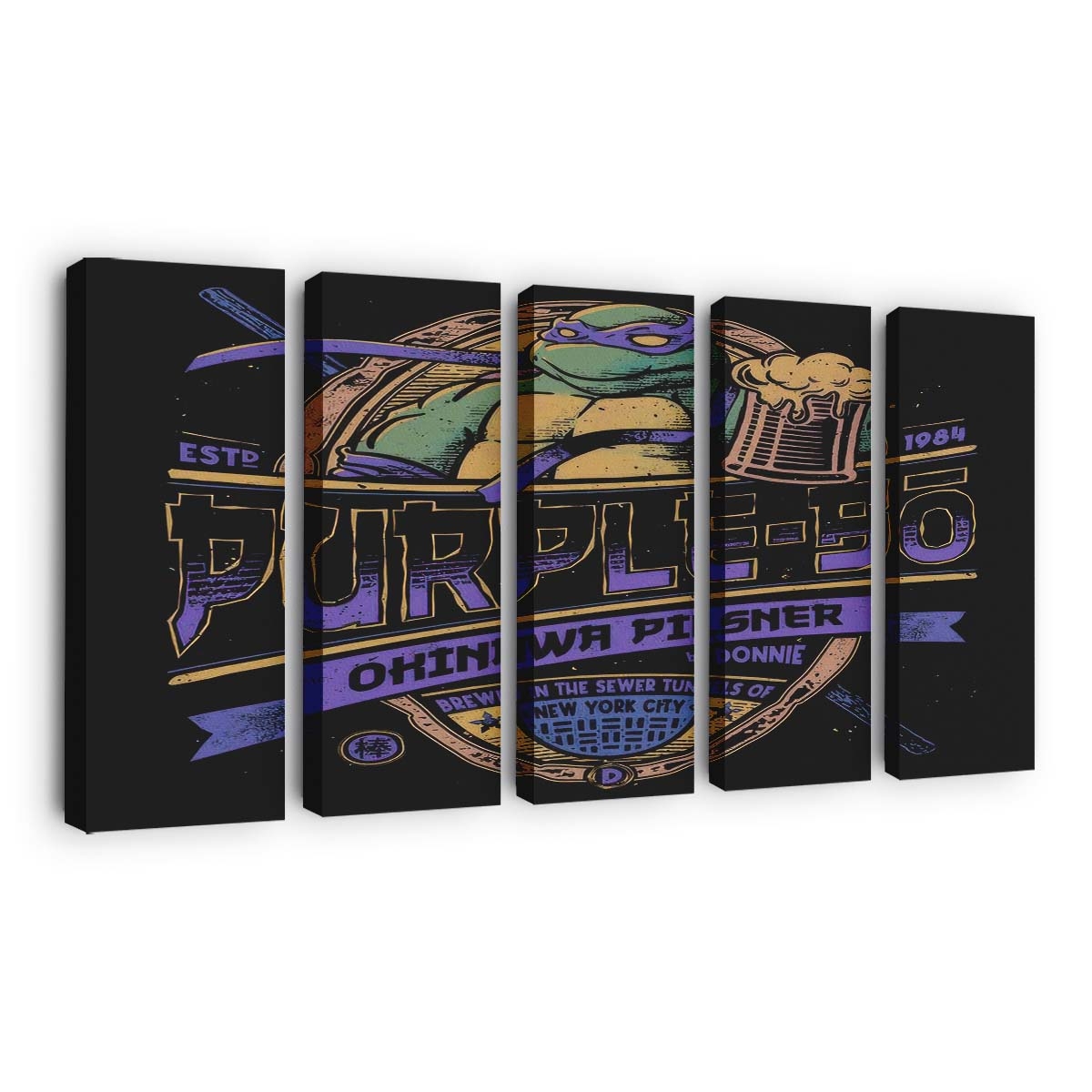 Lila Bo Leinwandbilder - Wanddeko purple bo standard v2