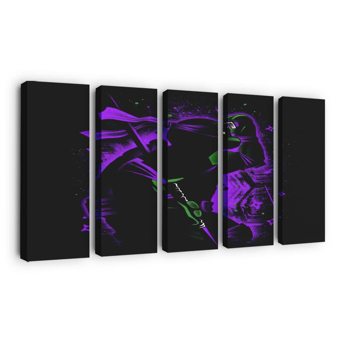 Lila Intellektueller Ninja Leinwandbilder - Wanddeko purple intellectual ninja standard v2