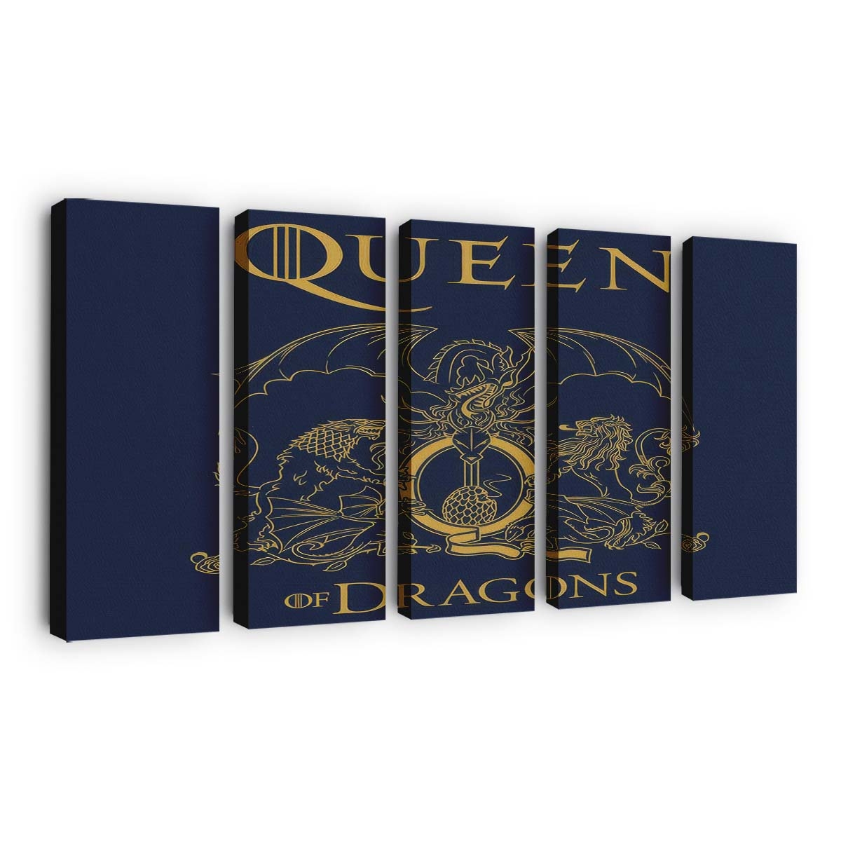 Königin der Drachen Leinwandbilder - Wanddeko queen of dragons standard v2