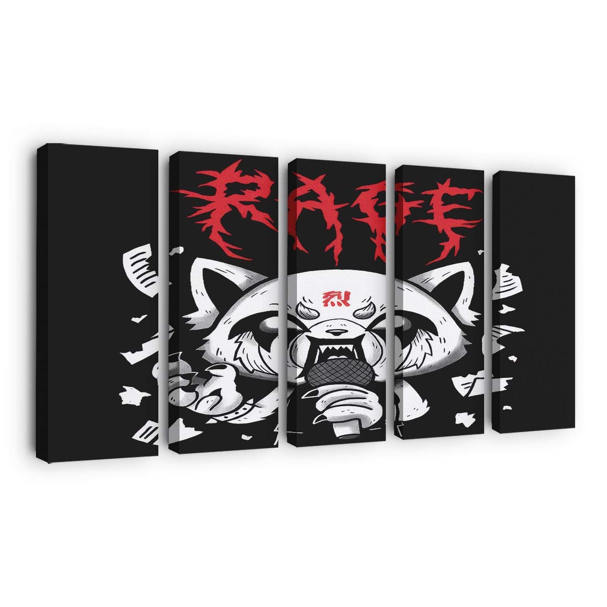 Wut-Stimmung Leinwandbilder - Wanddeko rage mood standard v2