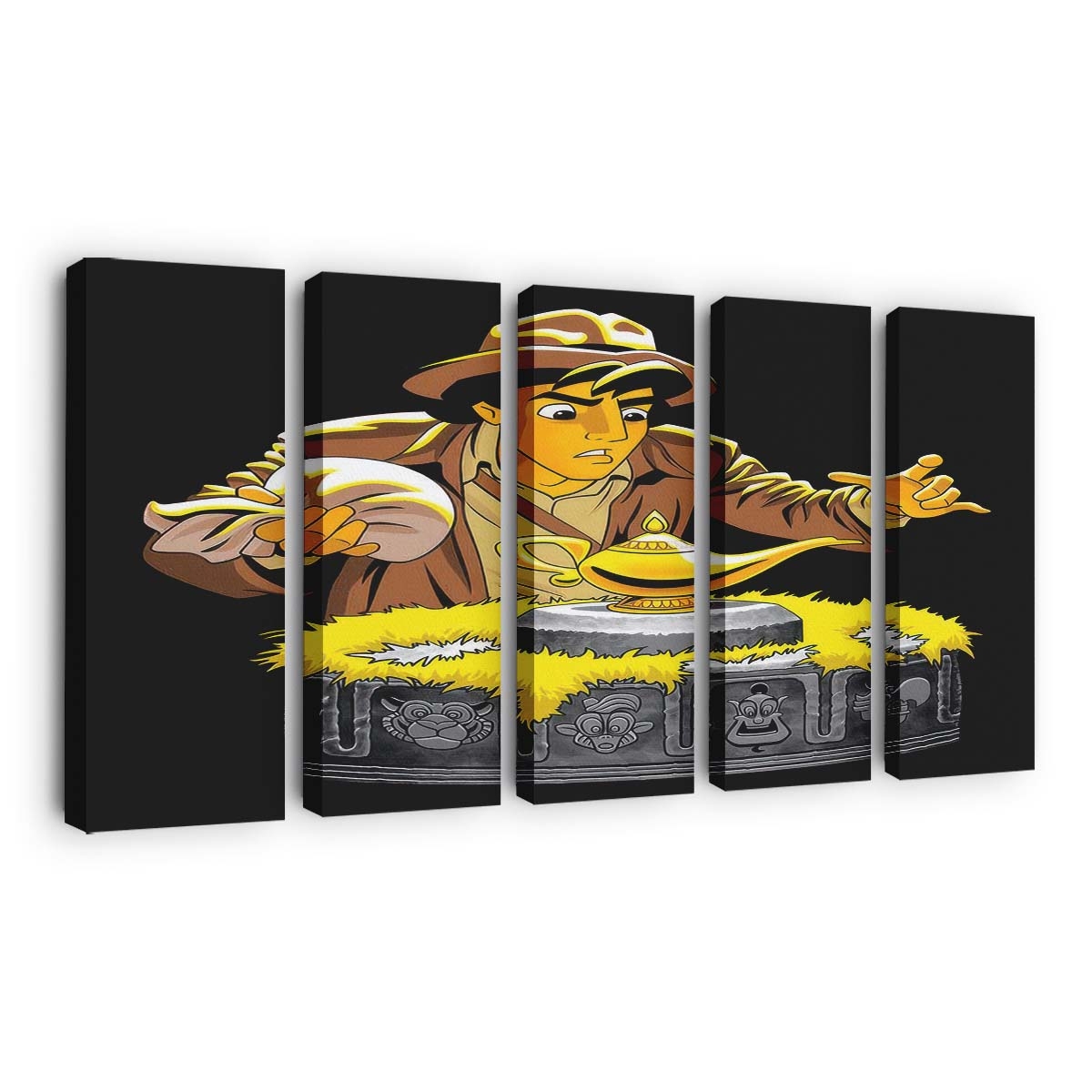 Raiders Of The Lost Lampe Leinwandbilder - Wanddeko raiders of the lost lamp standard v2