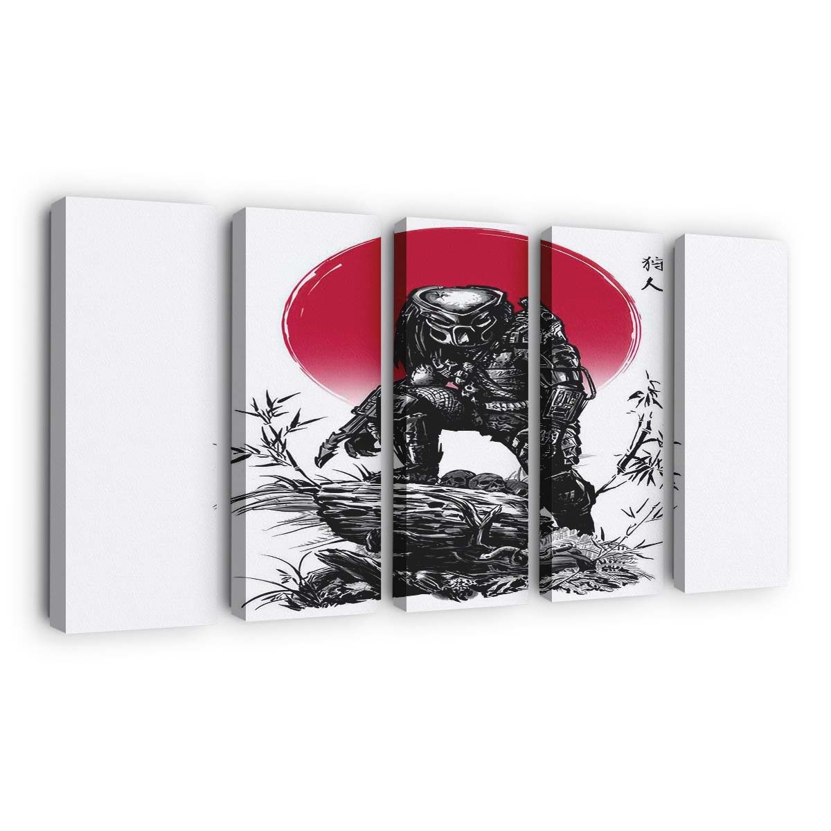 Roter Sonnenjäger Leinwandbilder - Wanddeko red sun hunter standard v2