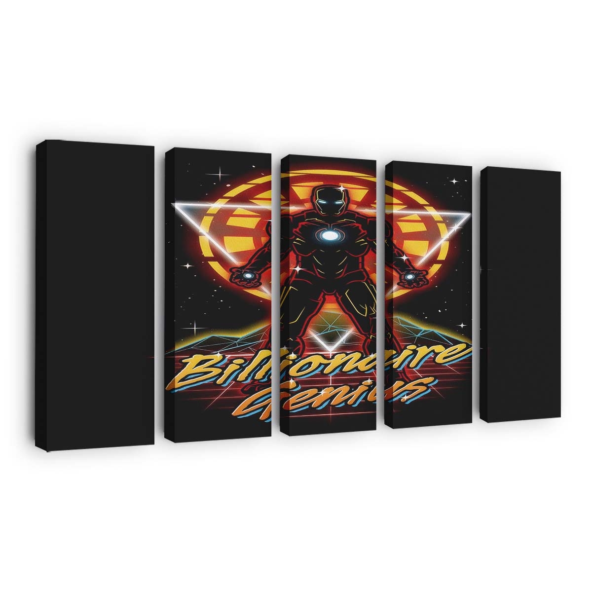 Retro Milliardär Genie Leinwandbilder - Wanddeko retro billionaire genius standard v2