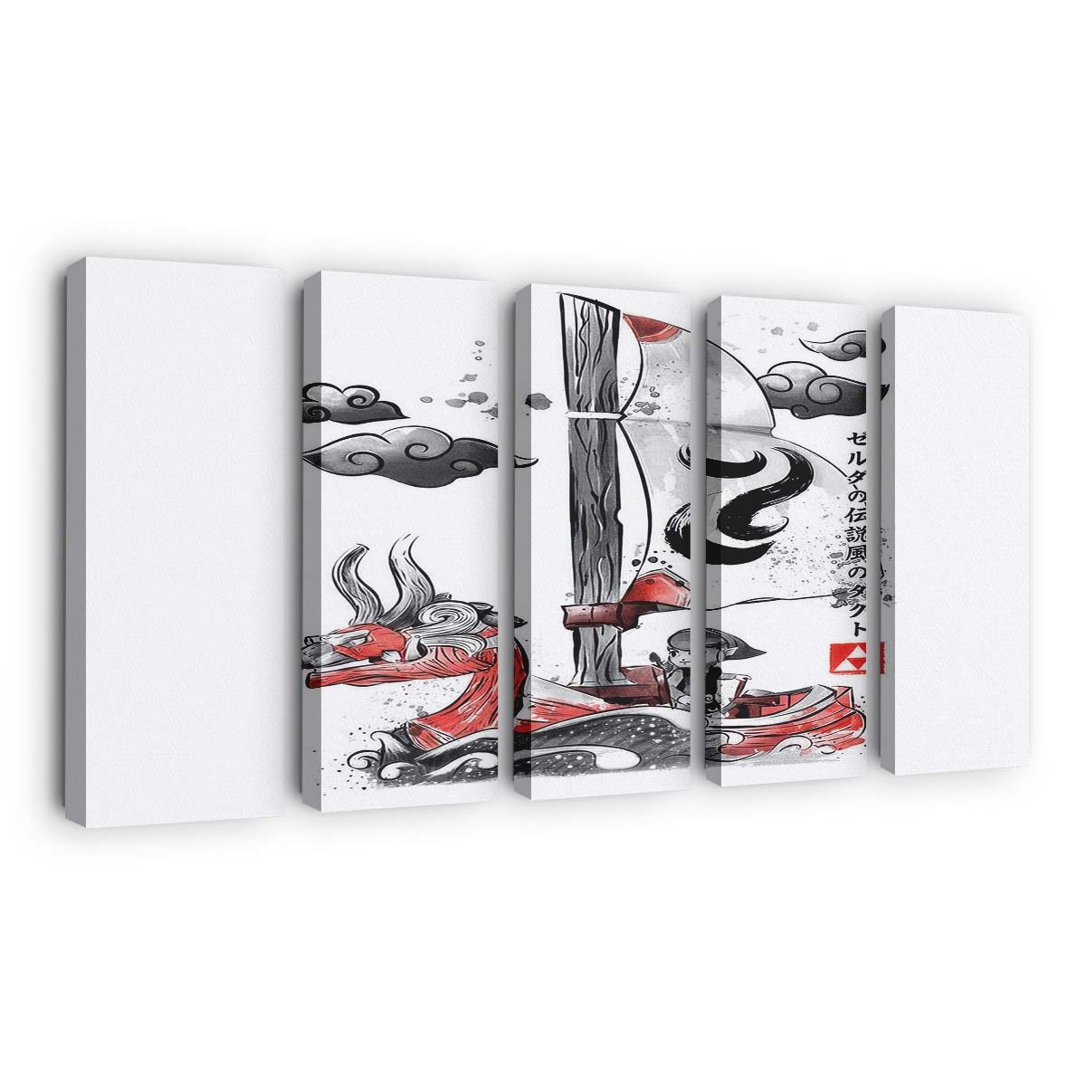 Segeln mit dem Wind Leinwandbilder - Wanddeko sailing with the wind standard v2