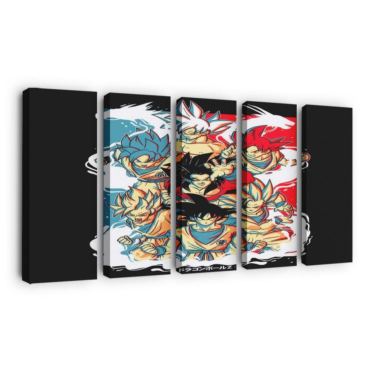 Saiyanische Verwandlung Leinwandbilder - Wanddeko saiyan transformation standard v2