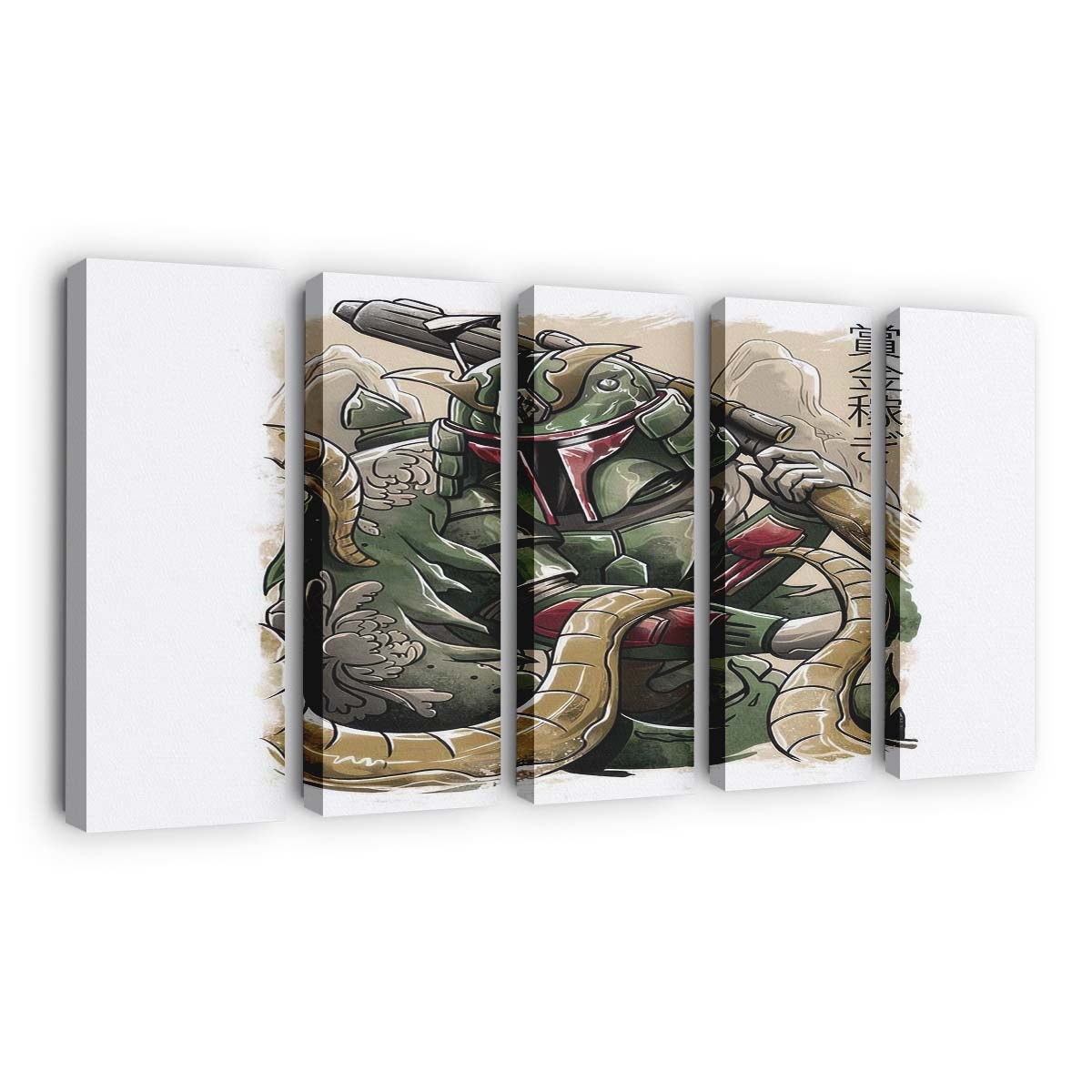 Samurai-Jäger Leinwandbilder - Wanddeko samurai hunter standard v2