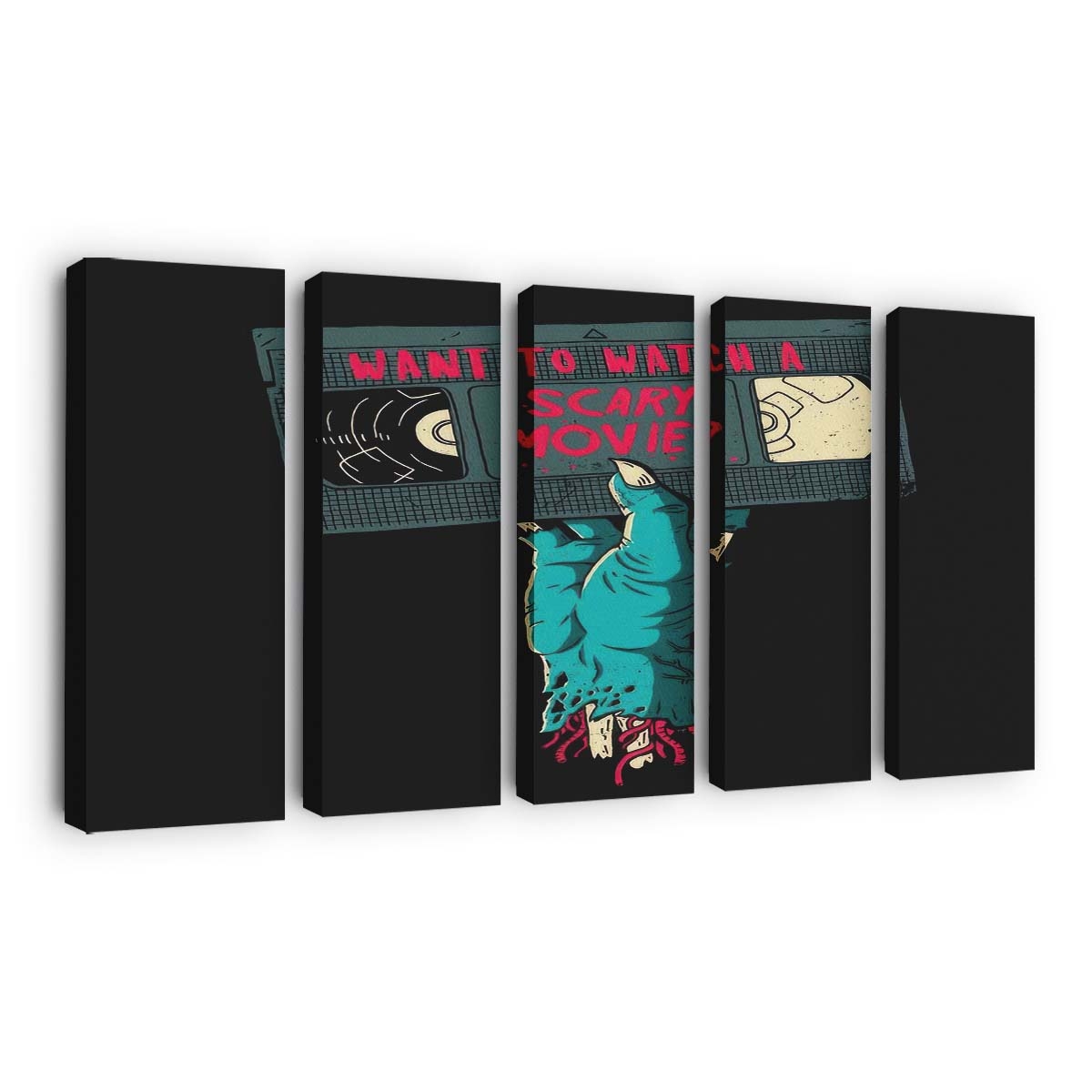 Gruseliger Film Leinwandbilder - Wanddeko scary movie standard v2