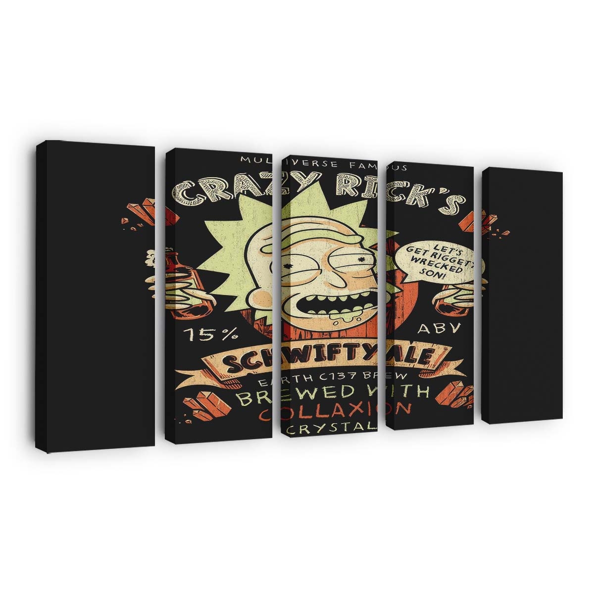 Schwifty Ale Leinwandbilder - Wanddeko schwifty ale standard v2