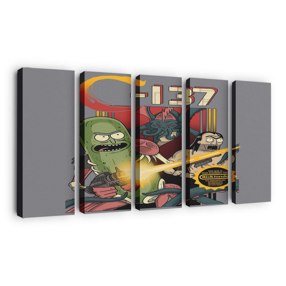 Schwifty Truppe Leinwandbilder - Wanddeko schwifty squad standard v2