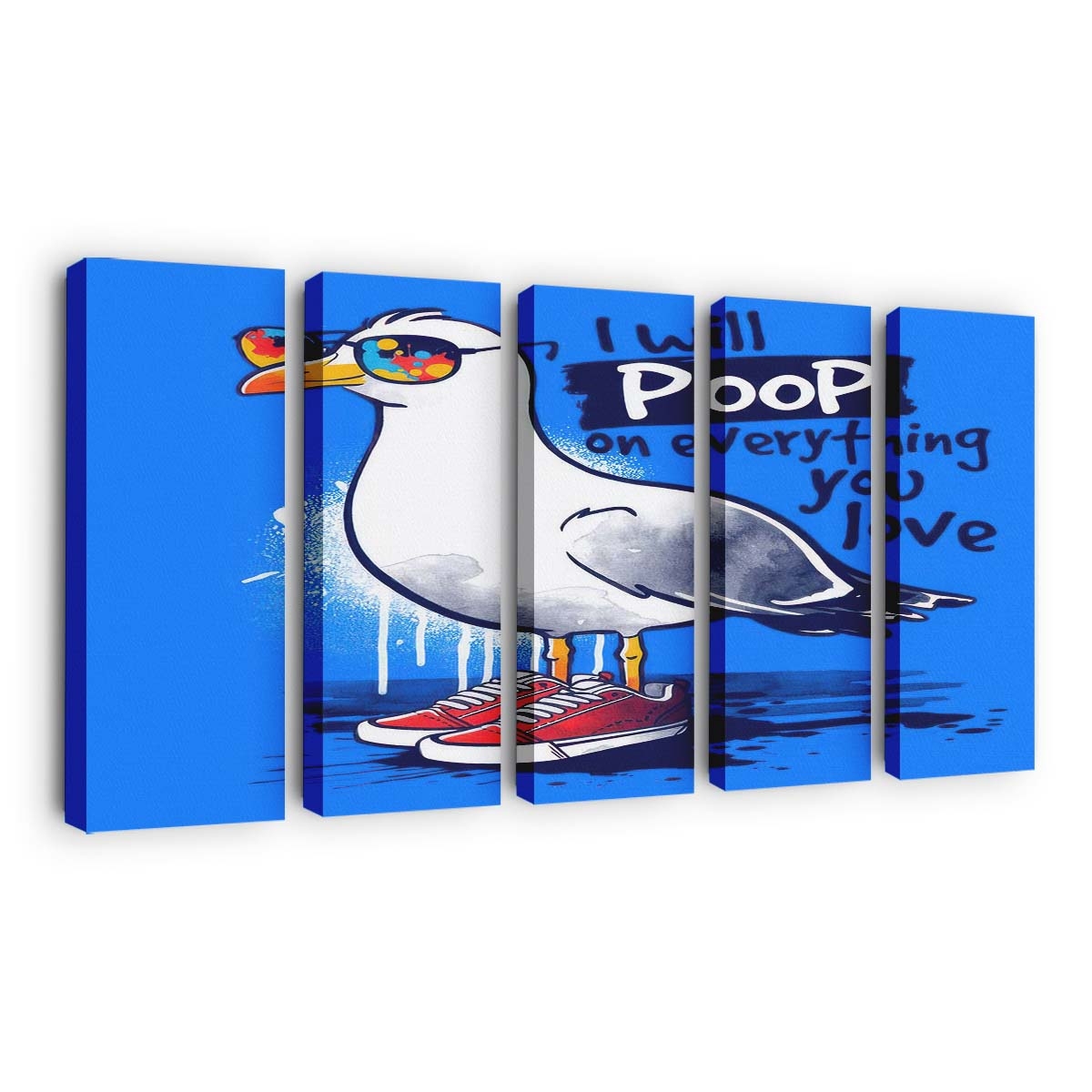 Seemöwe Liebe Leinwandbilder - Wanddeko seagull love standard v2