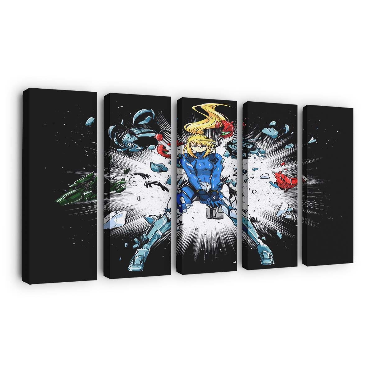 Zerschmettert Leinwandbilder - Wanddeko shattered standard v2