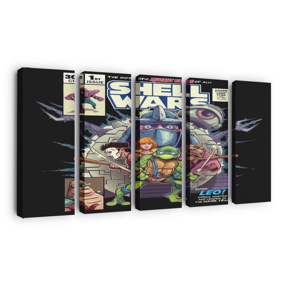 Muschelkriege Leinwandbilder - Wanddeko shell wars standard v2