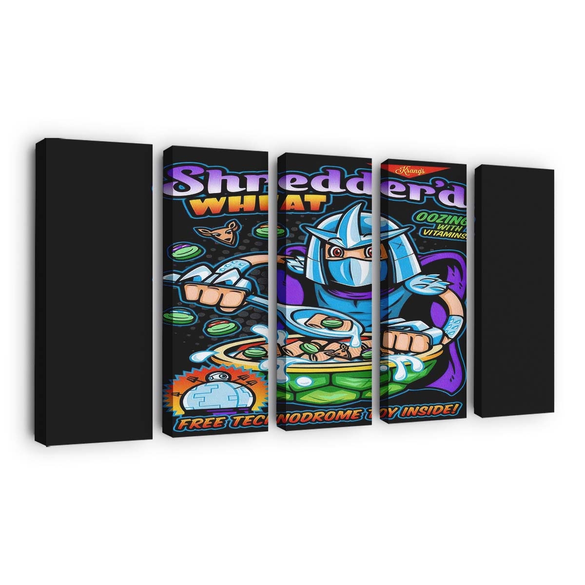 Geschredderter Weizen Leinwandbilder - Wanddeko shreddered wheat standard v2