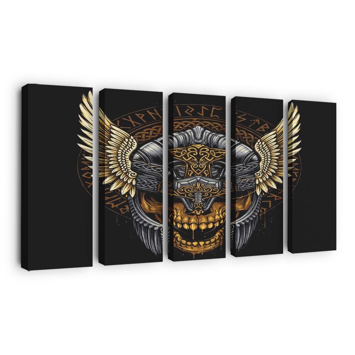 Schädel des Donners Leinwandbilder - Wanddeko skull of thunder standard v2