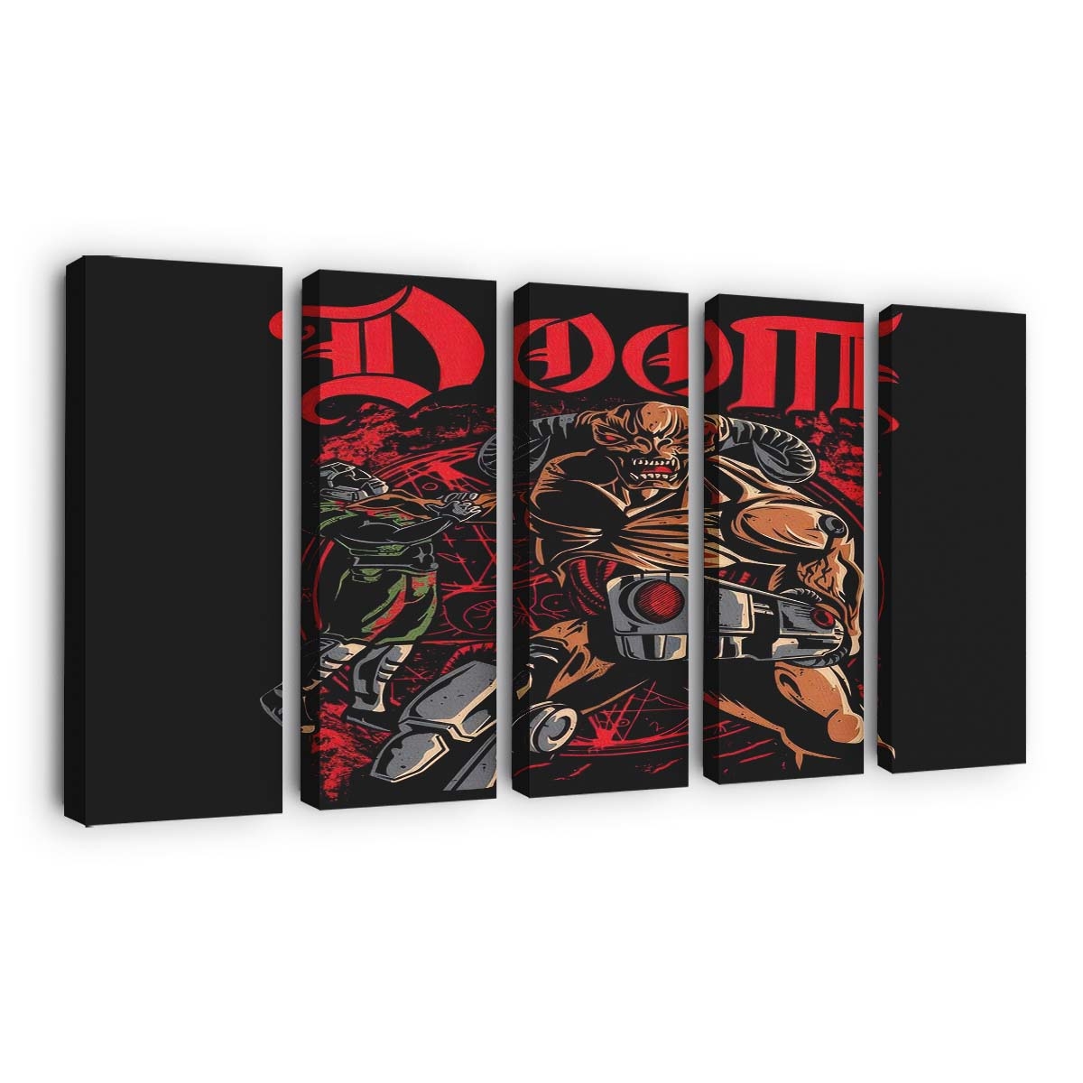 Töter und Dämonen Leinwandbilder - Wanddeko slayers and demons standard v2