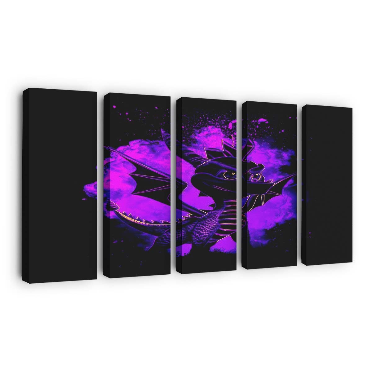 Seele des feurigen Drachen Leinwandbilder - Wanddeko soul of the fiery dragon standard v2