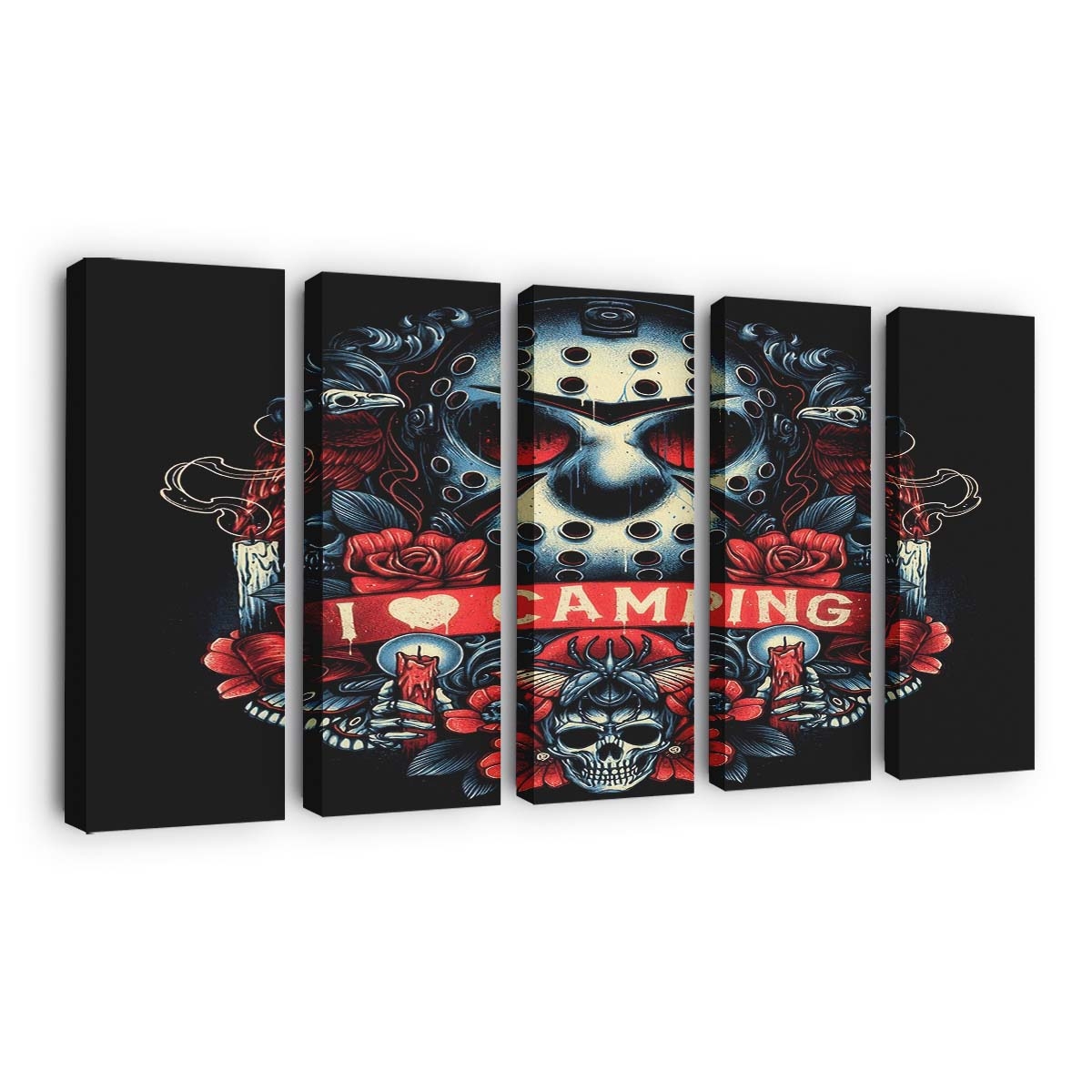 Symbol für den Camper Leinwandbilder - Wanddeko symbol of the camper standard v2