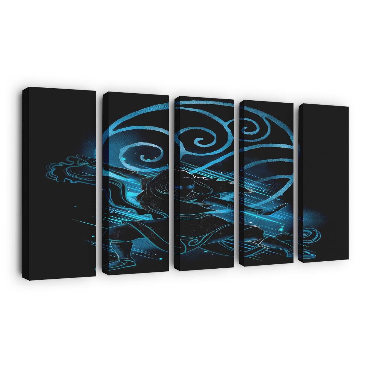 Der Wasserbändiger Leinwandbilder - Wanddeko the water bender standard v2