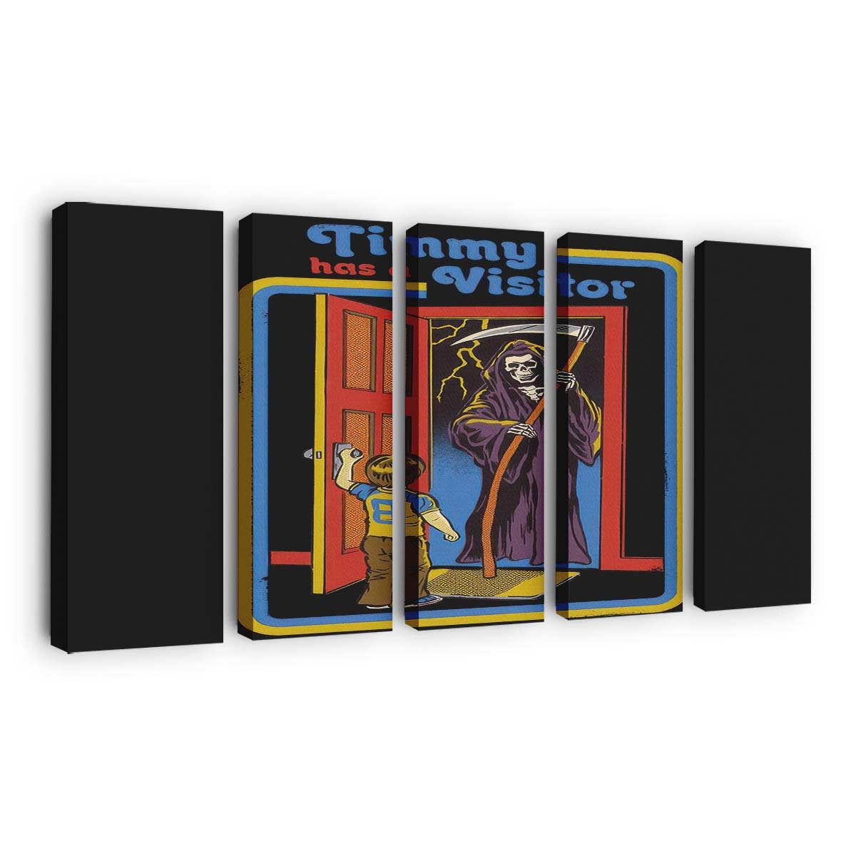 Timmy hat einen Besucher Leinwandbilder - Wanddeko timmy has a visitor standard v2