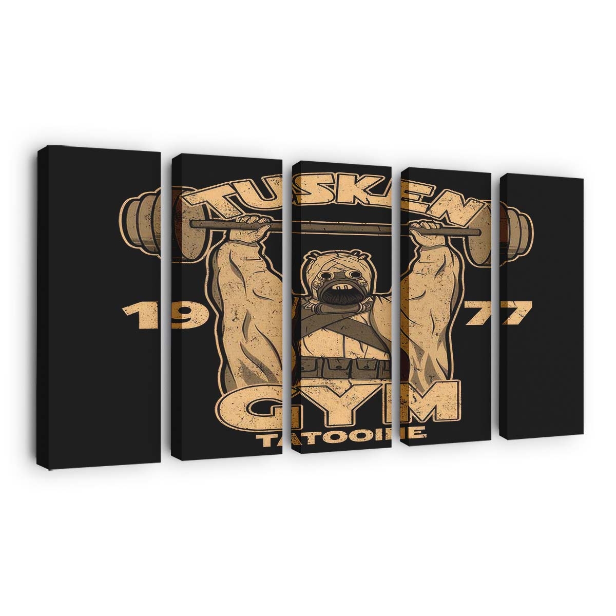 Tusken-Turnhalle Leinwandbilder - Wanddeko tusken gym standard v2