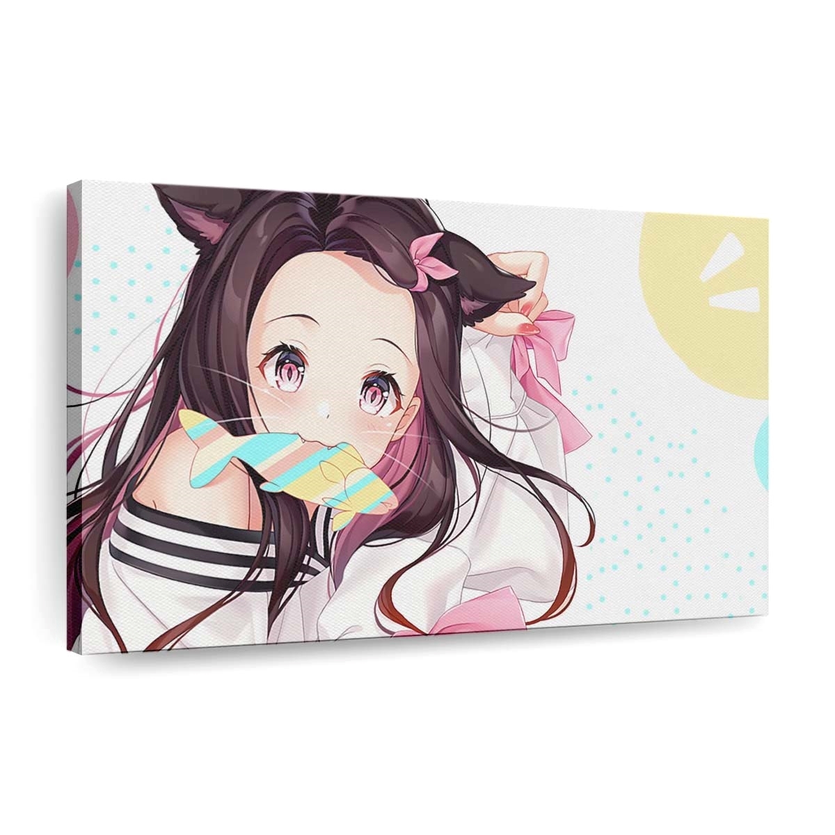 neko nezuko kimetsu no yaiba live wallpaper