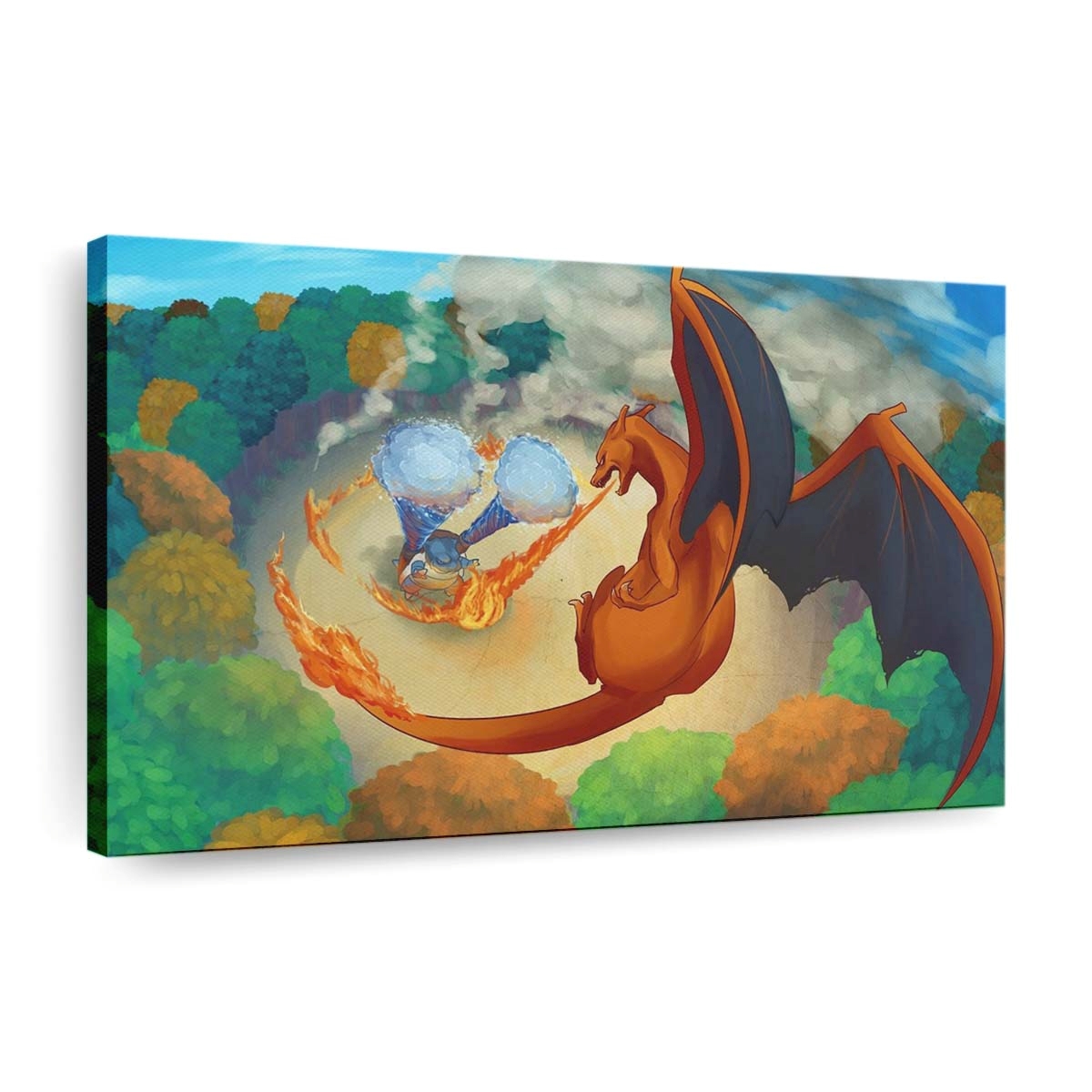 1920x1080 pxartworkblastoisecharizarddragonfantasy art