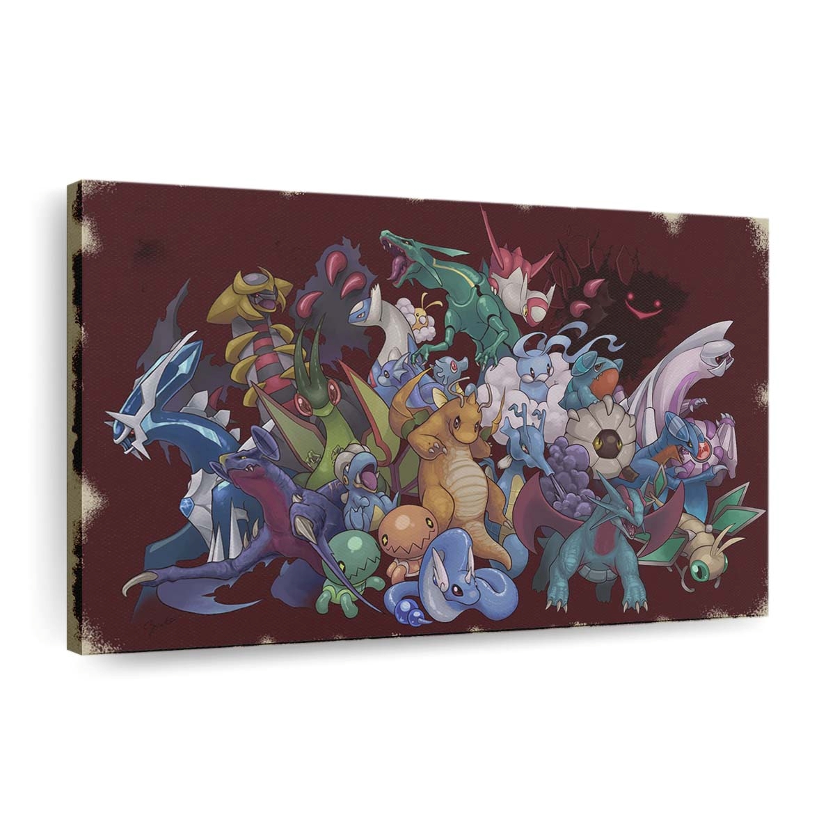 illustrationanimecartoonpok mondragondragonite