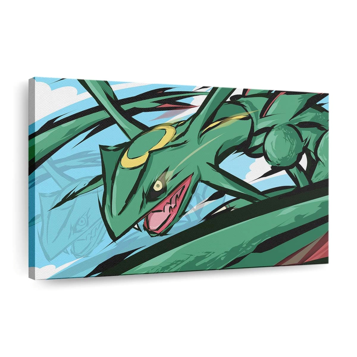 illustrationanimepok moncomicscartoonrayquaza
