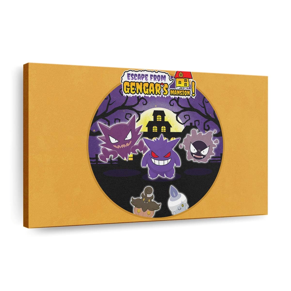 illustrationcartoonpok monhaunternintendoposter