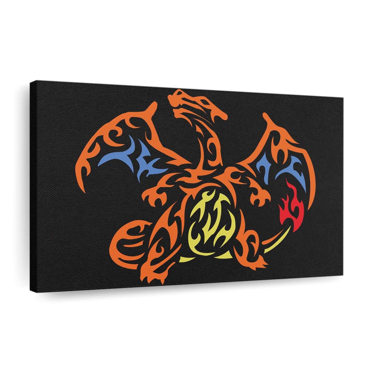 illustrationlogocartoonpok moncharizardflame