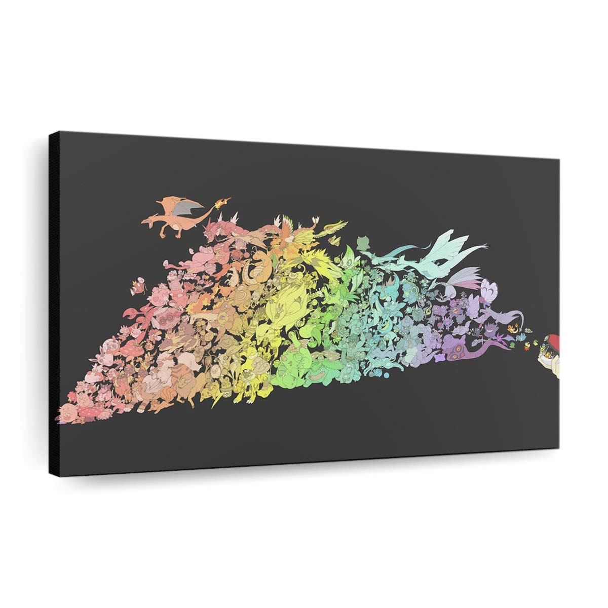illustrationpok monpatternbranchartcolor